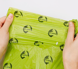 Cornstarch Based <b>Compostable</b> Sustainable to Plastic Breaks Down Naturally Reducing Environmental Paw Print Dog Poop Bags - Product Image 4