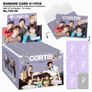 Lien pour tous les modèles |   Cartes Lomo Kpop Stray Kids /pink and Black/Bantan Boys Random Blind Box 5+1, 144 pièces, Carte Cadeau de Noël - Product Image 3