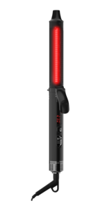 Fer à boucler infrarouge en céramique certifié avec écran LCD numérique, coiffage rapide, 5 réglages de température, double tension pour hôtels et usage domestique - Product Image 2