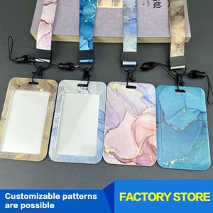 Sublimation <b>Lanyard</b> High Quality <b>Polyester</b> Customized Access Work Permit Hanging Rope and Id Card Holder - Product Image 2