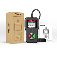 Lector de Códigos OBD2 YA106 y Probador de Batería 12V Herramienta de Diagnóstico Universal para Automóviles para Detección de Fallas