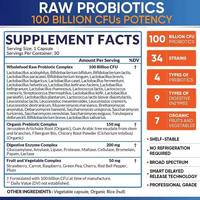 Suplemento de Probióticos en Polvo Crudos OEM, Marca Privada, Apoyo a la Salud Intestinal, Mezcla Prebiótica para el Bienestar Digestivo