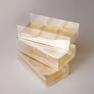 Klare PET-Back kuchen werkstatt Eigelb Knusprige Mooncake-Plastik box PP-Blister-Verpackungs box in Lebensmittel qualität mit Innen schale