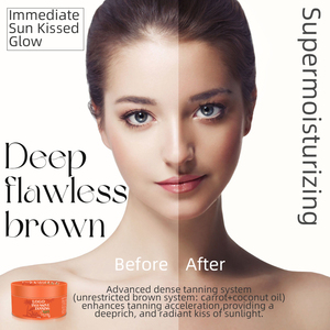 OEM ODM Carrot Tanning Gel Accelerator Natural Even Tan Moisturize Reduce Wrinkle Prevents Light-Induced Aging for <strong>Sunbed</strong> Use - Product Image 3