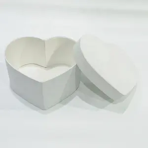 Индивидуальная упаковка бумажная коробка роскошная коробка в форме сердца Дизайн картонная Цветочная коробка для подарка