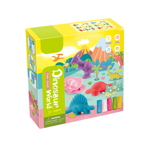 Vente chaude bricolage jouer <span class=keywords><strong>pâte</strong></span> jouets avec 12 argile colorée éducation précoce <span class=keywords><strong>dinosaure</strong></span> moules polyvalent couleur <span class=keywords><strong>pâte</strong></span> <span class=keywords><strong>à</strong></span> <span class=keywords><strong>modeler</strong></span> - Product Image 1