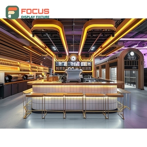 ตู้โชว์กาแฟพรีเมียม สีวอลนัทดำ พร้อมพื้นที่จัดแสดงถุงกาแฟ ตู้โชว์กาแฟสำหรับร้านค้า - Product Image 2