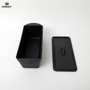 Precio de fábrica Cocina Restaurante Cocinar Hornear Rectángulo Olla de pan de hierro fundido Sartén antiadherente con tapa - Product Image 5