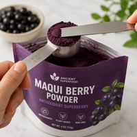 Poudre de baies de Maqui de l'Himalaya lyophilisées naturelles 100% pures de qualité alimentaire LP-12 1kg Superaliment