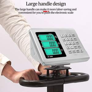 Digital Platform Weighing Scale 300 Kg Scale <strong>Electronic</strong> <strong>Industrial</strong> Platform Scale With Wheels - Product Image 5
