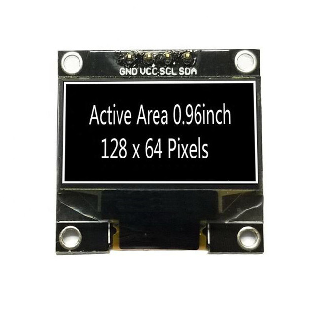 0.96" 0.96 Inch Oled Display Module 126x64 Lcd Display 4 Pin Oled I2c Oled Display SSD1306 Monochrome Display