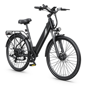 Bicicleta eléctrica urbana de 26 pulgadas, cómoda, de 250W, 36V, 12.5Ah, para mujeres, modelo US Stock. - Product Image 1