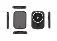 Batterie portable magnétique Li-Polymère 3 en 1 avec chargeur rapide 15W et support pour les voyages