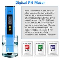 Testeur de pH numérique haute précision, précision 0,01, type stylo, pour l'eau domestique, l'hydroponie, les aquariums, les piscines