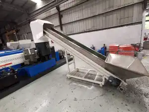 Hdpe ldpe plastik atık torbası geri dönüşüm makinası kırma recicladora de plastico plastik granül yapma makinesi