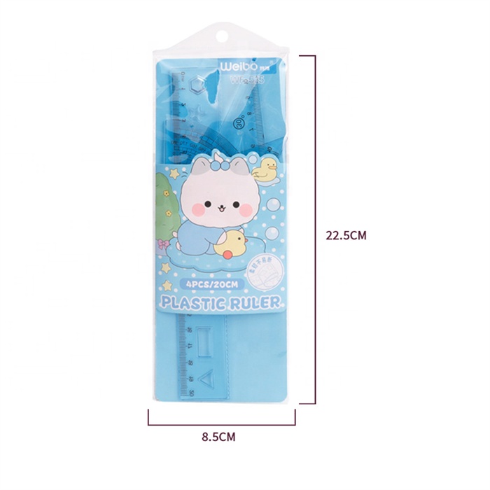 High Quality 20cm Promotional Kids Cute Measuring Tools
