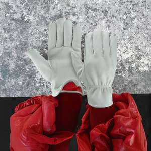 Gants en coton blanc bon marché, résistants à la chaleur, antidérapants, épaisseur 2 mil, taille S, texture lisse - Product Image 4