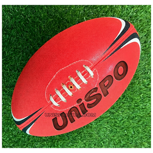 Football de règles australiennes de match Premium en caoutchouc syn avec poignée boutonnée afl ball afl football entièrement cousu à la main - Product Image 1