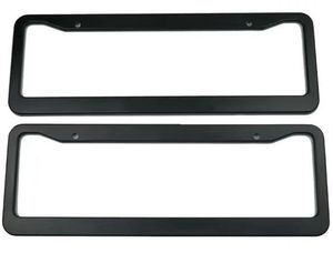 Cadre de plaque d'immatriculation universel en alliage d'aluminium finlandais à 2 trous, enroulé - Product Image 2