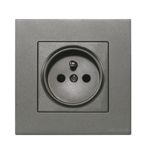 Panneau mural pour PC domestique français, norme européenne, panneau tactile mural, prise de courant 10A - Product Image 1