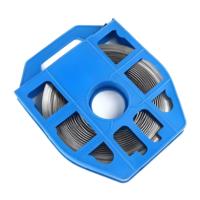 Fabrik preis Elektro statisches PVC-beschichtetes Edelstahl-Kabelbinder band SS 304 316 Bandbreite 10-16mm für Glasfaser geräte