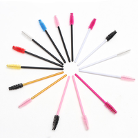 Brosses à mascara jetables professionnelles écologiques et durables de haute qualité, douces et confortables, 50 pièces/sac – Outils très demandés