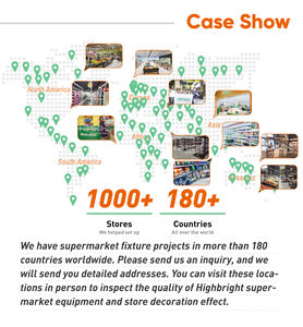 Mostrador de Caja para Tienda Minorista de Color Personalizado Highbright, Mostrador de Pago para <span class=keywords><strong>Supermercado</strong></span> con Espacio de Almacenamiento Útil - Product Image 5