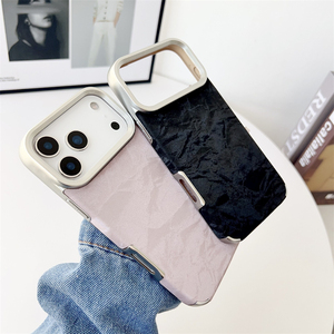 เคสหนังเคลือบทองคำปี 2026 สำหรับ iPhone 17 16 Pro Max เคสผ้าเนื้อแมทลายหินอ่อนสำหรับ iPhone 13 14 15 16 17 - Product Image 4