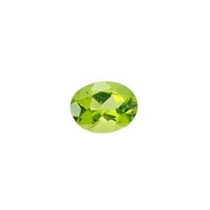 Gema de <span class=keywords><strong>peridoto</strong></span> de pera Natural de alta calidad, 5x7, para joyería de plata y oro - Product Image 3