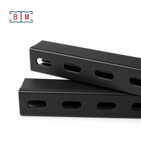 Canal de Acero Inoxidable Ranurado 41x41 SS304 Estándar ASTM, Marca BIM, para Soporte en Plantas Químicas Costeras, Fabricación OEM