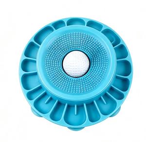 Comedero Lento 2 en 1 para Perros y Tazón Limpiador de Lengua, Comedero Lento Interactivo de Silicona Segura para Mascotas con Base de Succión y Rompecabezas - Product Image 1