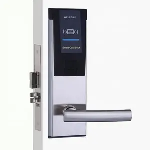 Serrure électronique de porte d'hôtel de carte de RFID de proximité portative des prix bon marché d'acier inoxydable avec le contrôle intelligent de gestion de logiciel