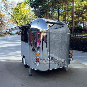 New Arrival 13ft Length Stainless Steel Eco-Friendly Rust Resistant <strong>Ice</strong> <strong>Cream</strong> Food <strong>Trailer</strong> with Full Kitchen for Outdoor Use - Product Image 2