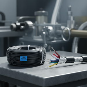 Kabel Ekstensi Daya Tembaga Padat Tanpa Isolasi PVC 2464 H05vv-f Multi 26AWG 8 7 6 5 4 10 Inti 4.2mm - Product Image 2