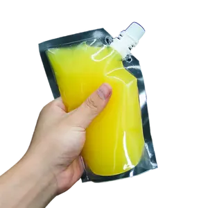 Plastic Spout Pouch Juice Stand-up Wine Liquid Beverage Storage Nozzle bag