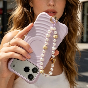 Nouveau pendentif de sac multifonctionnel au toucher haut de gamme, avec anse tissée à la main, perle personnalisée et élégante pour téléphone portable - Product Image 3