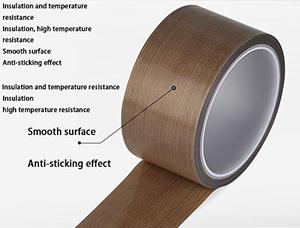 Cinta adhesiva PTFE de alta temperatura, 1/2 pulgadas x 30 pies, de tela recubierta de PTFE, se adapta A <span class=keywords><strong>Weston</strong></span>, sellar una comida, vacío de Cabella y más - Product Image 3