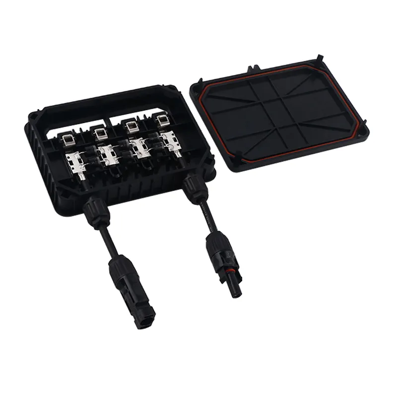 High Power IP67 Waterproof PV Solar Junction Box With Plastic Buckle