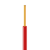 Cable Gaotong 60227IEC01 BV de PVC Aislado, de un Solo Núcleo, Conductor de Cobre Libre de Oxígeno, 450/750V para Cableado de Uso General