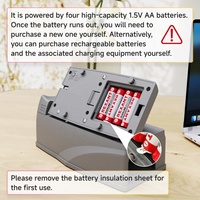 Piège à souris électrique intelligent WiFi automatique haute tension pour rats et rongeurs, notification à distance via application, piège à souris électronique sûr