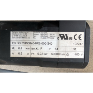 ไดรฟ์ DANAHER รุ่น DBL2H00040-0R2-000-S40 มือสอง สภาพดี รับประกัน 3 เดือน ผลิตในสหรัฐอเมริกา - Product Image 2