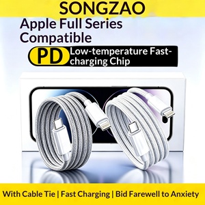 <span class=keywords><strong>Cable</strong></span> de Carga Rápida Tipo-C de <span class=keywords><strong>2</strong></span> <span class=keywords><strong>Metros</strong></span> para iPhone 15, <span class=keywords><strong>Cable</strong></span> de Datos con Trenzado de Nailon PD de 60 W, Compatible con Carga Rápida - Product Image 3