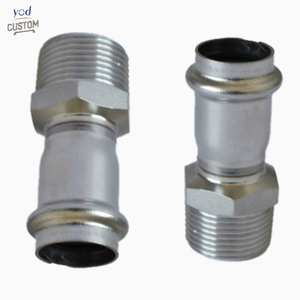Raccord de compression double Yod Precision CNC Machining pour conduite de gaz GPL 15-22-28mm, idéal pour la réinstallation de conduites HVAC et d'eau - Product Image 1
