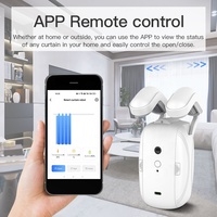 Robot Inteligente para Cortinas RSH 3 en 1, Abridor Automático Inalámbrico con Control Remoto WiFi Tuya, Compatible con Alexa y Google Home