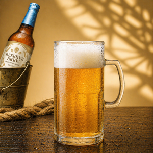 <span class=keywords><strong>Chope</strong></span> à <span class=keywords><strong>bière</strong></span> <span class=keywords><strong>1L</strong></span> <span class=keywords><strong>de</strong></span> qualité bar, avec poignée, en verre transparent robuste, idéale pour les pubs, bistrots, la restauration et l'usage domestique – Meilleure vente - Product Image 4