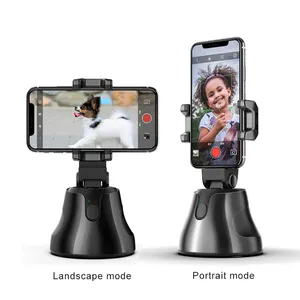 360 réglable rotatif caméra intelligente AI vidéo Photo suivi automatique dent bleue <span class=keywords><strong>Selfie</strong></span> sans fil Mobile Tik Tok support de téléphone - Product Image 1
