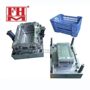 china supplier taizhou huangyan injection mold vegetable crate mold manufacturer