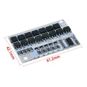 บอร์ด BMS 12V 100A สำหรับแบตเตอรี่ LiFePo4 พร้อมระบบป้องกันและบาลานซ์ สำหรับจักรยานไฟฟ้าและสกู๊ตเตอร์ ขนาด 61.2x42.1 มม. - Product Image 1