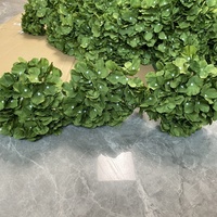 Bunga Hydrangea Hijau 5 Tangkai Sutra, Bunga Artifisial Dekoratif untuk Desain Pernikahan