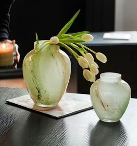 Ensemble <span class=keywords><strong>de</strong></span> vases <span class=keywords><strong>en</strong></span> <span class=keywords><strong>verre</strong></span> vert et rose <span class=keywords><strong>de</strong></span> style nordique RYLAVA, soufflés à la main, pour arrangement floral artistique, pot pour la maison, centre <span class=keywords><strong>de</strong></span> table <span class=keywords><strong>de</strong></span> mariage, décoration - Product Image 4